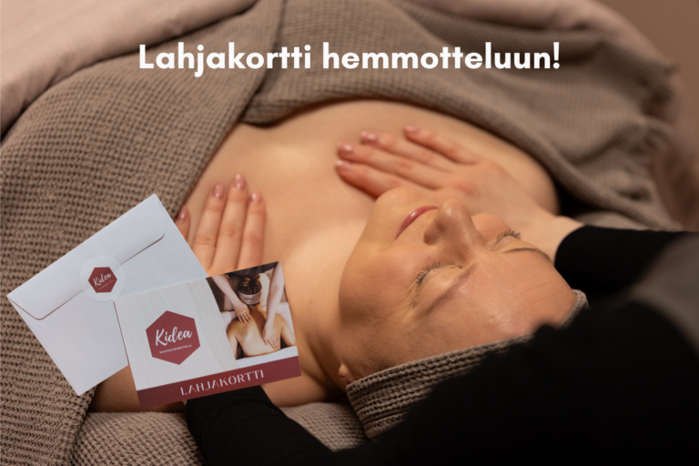äitienpäivälahja lahjakortti kauneushoitolaan hemmotteluhoitoon