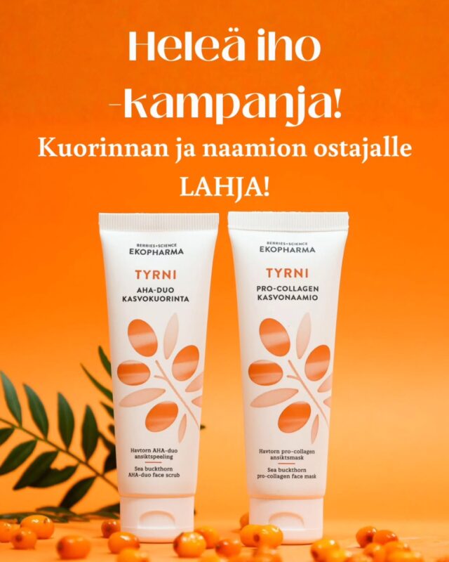 Heleä iho -kampanja ✨Tuntuuko ihosi näin talven jälkeen harmaalta, karhealta ja kosteusköyhältä?Meillä on Kideassa harmaan ihon taltutus meneillään:
Osta kuorinta ja naamio, saat tuotelahjan kaupan päälle! 🎁Kuolleen ihosolukon alta paljastuu kirkkaampi, heleämpi iho, joka on valmiina ottamaan vastaan hoitotuotteet. 💧Kuorinta uudistaa ihoa ja naamio viimeistelee hoidon tuomalla kosteutta ja pehmeyttä. Yhdessä ne tekevät ihosta heleämmän ja elinvoimaisemman. 💆🏼‍♀️✨Meiltä löydät laajan valikoiman erilaisia kuorintoja ja naamioita eri ihon tarpeisiin. Autamme sinua mielellämme valitsemaan juuri sinun ihollesi sopivat tuotteet! 🧡