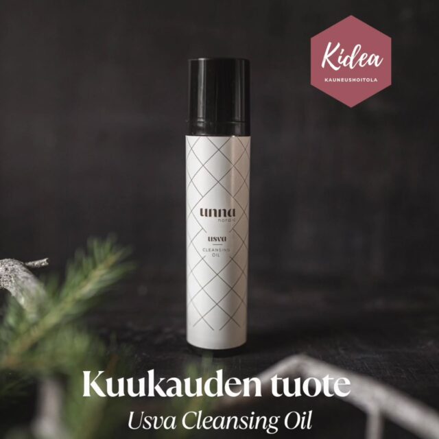 🌲 Kuukauden Unna Nordic-tuote: Usva Cleansing Oil 35€ 🌲Kevyt oil-to-milk -öljygeeli, joka poistaa meikin, epäpuhtaudet ja jopa vedenkestävän silmämeikin. Viinirypäleen siemenöljy ja risiiniöljy ravitsevat ja jättävät ihon samettisen pehmeäksi.Sopii kaikille ihotyypeille – täydellinen rasvaiselle iholle kaksoispuhdistuksessa ja ihana aamupuhdistuksessa.💧 Kuivalle/atopiaiholle: Usva yksinään tai Vilja-puhdistusmaidon kanssa
💧 Normaalille/tukkeutuvalle: Usva + Raita-savipuhdistusgeeli
💧 Sopii loistavasti herkälle iholle!Usvan ja paljon muuta ihanaa ihonhoitoa löydät Kauneushoitola Kideasta! 💚